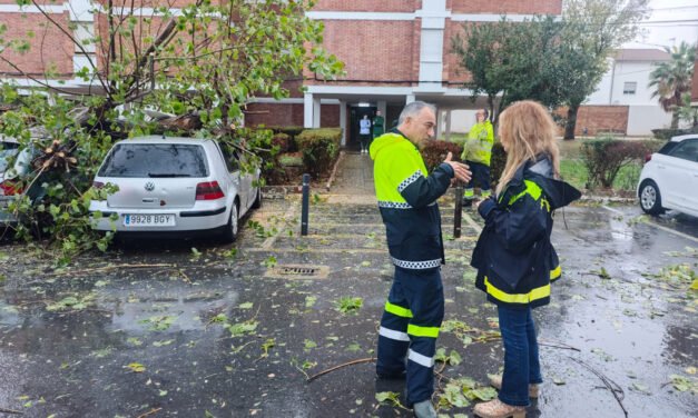 El Ayuntamiento de San Juan del Puerto supervisa los daños ocasionados por el temporal