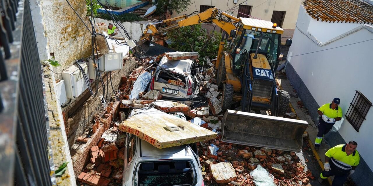 Fallece el hombre que resultó herido por el tornado del miércoles en Gibraleón