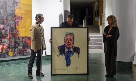 David Morales presenta sus pinturas en Fundación Caja Rural con homenaje a José Luis García-Palacios