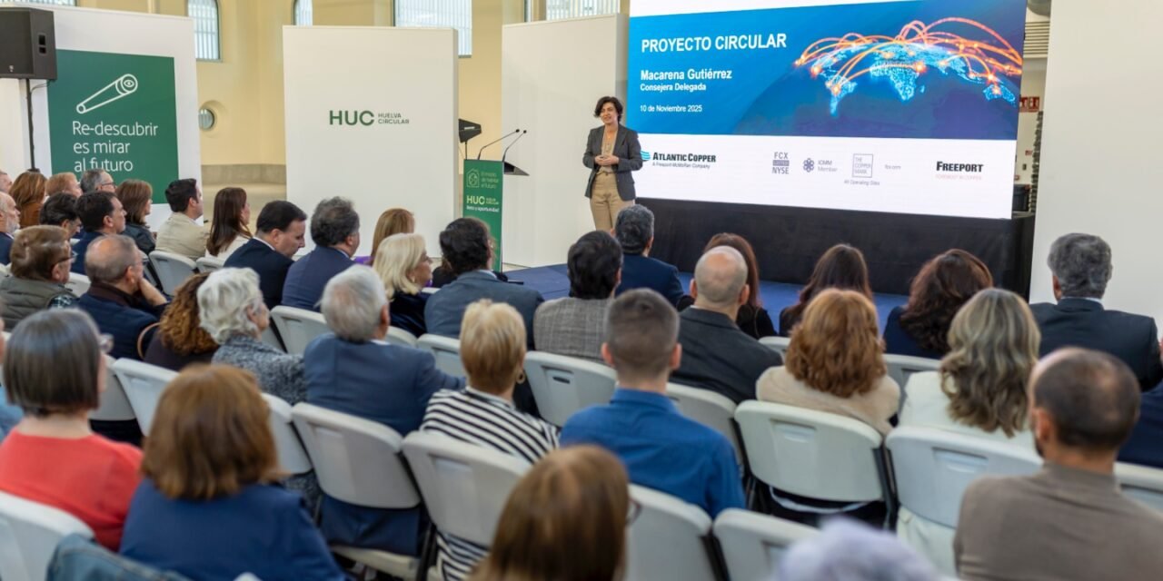 Macarena Gutiérrez presenta el proyecto CirCular a la sociedad onubense