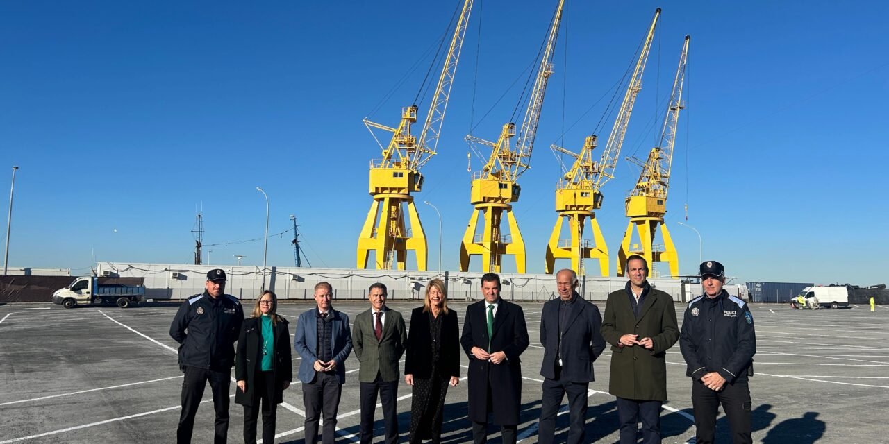 El Puerto de Huelva habilita más de 300 aparcamientos junto al Muelle de la Compañía Rio Tinto