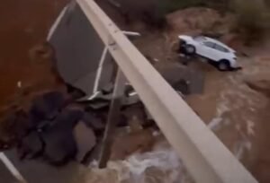 Tramo de la carretera afectado