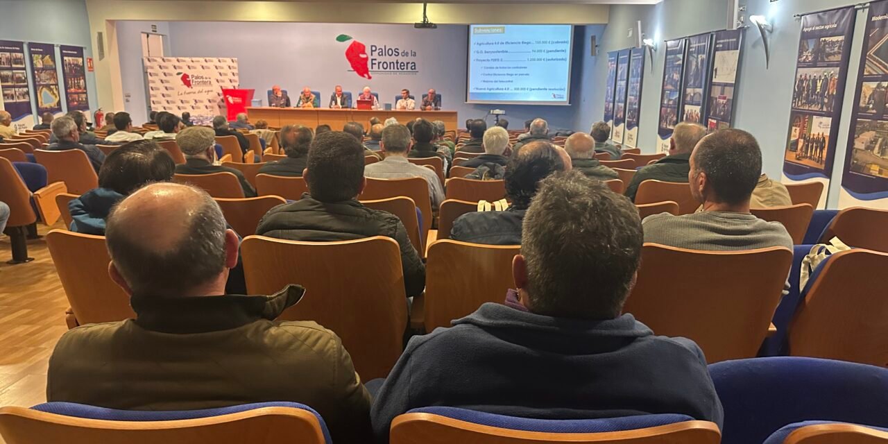 La CR Palos celebra su 62 asamblea con unas cuentas equilibradas y alerta del riesgo de la sequía
