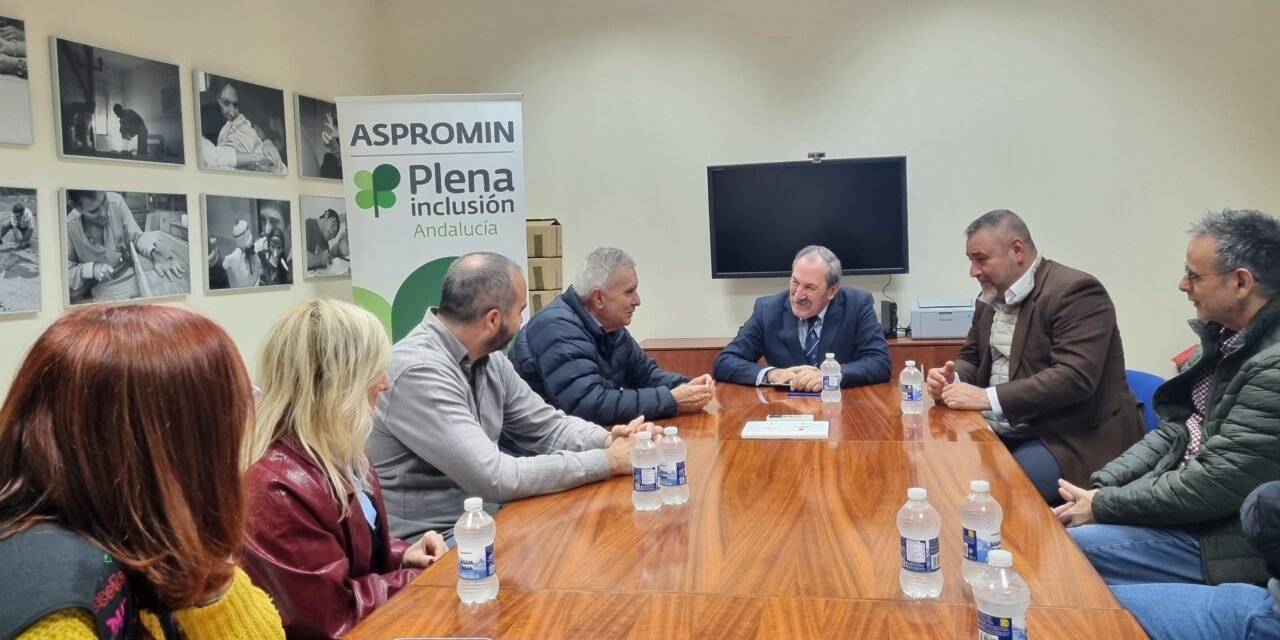 Fundación Atalaya y Aspromin renuevan su convenio para construir un parking solar en El Campillo