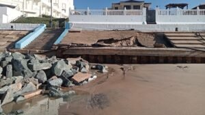 Destrozos por el temporal en Almonte