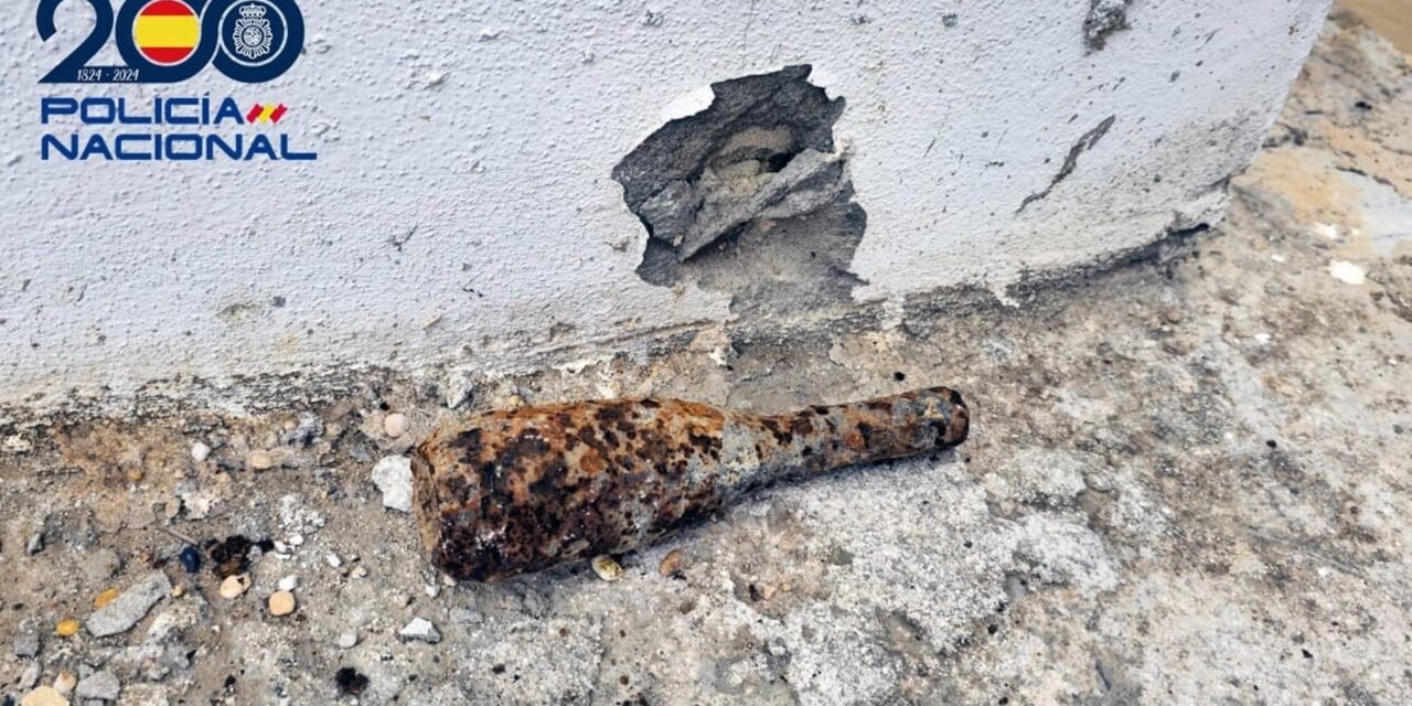 Hallan una granada de mortero en unas obras en el campus de la Universidad