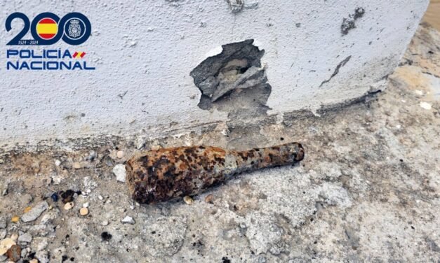 Hallan una granada de mortero en unas obras en el campus de la Universidad