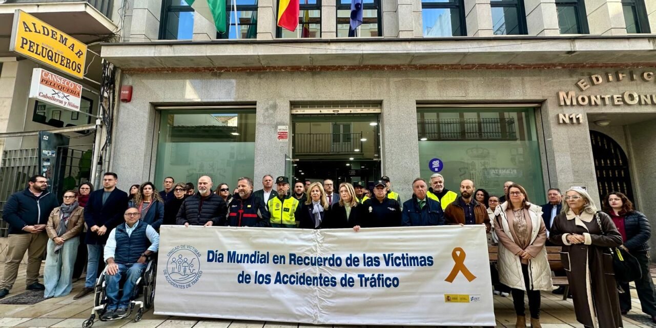 Huelva rinde homenaje a las víctimas de los accidentes de tráfico