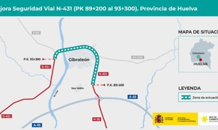 Transportes aprueba la mejora de la N-431 en Gibraleón
