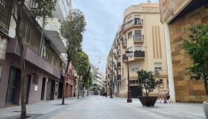 calle peatonal en Huelva