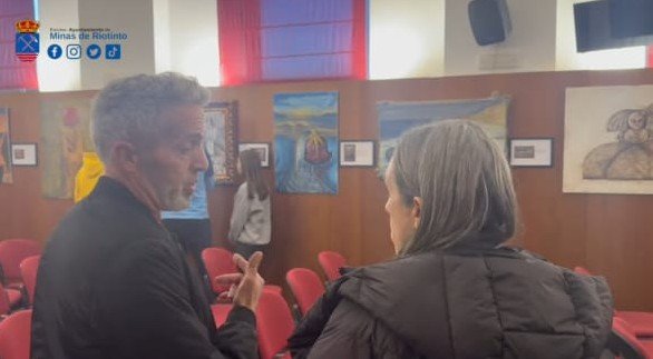 Miguel Ángel Pérez expone sus obras en Riotinto
