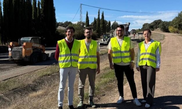 El alcalde de Higuera denuncia la paralización de las obras de la N-433