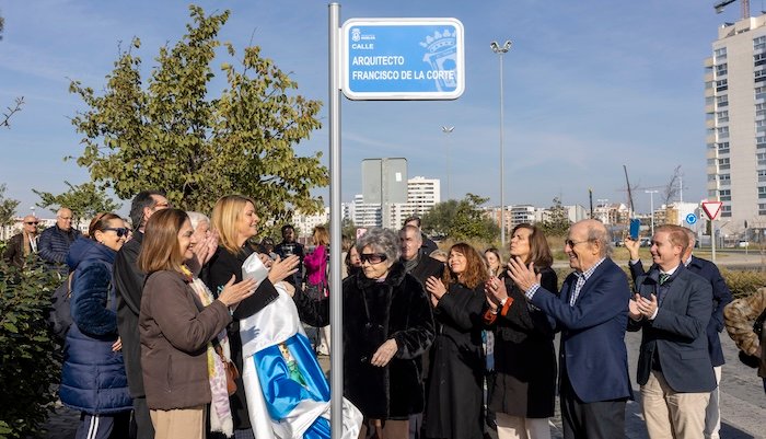 El arquitecto onubense Francisco de la Corte cuenta ya con una calle en la ciudad