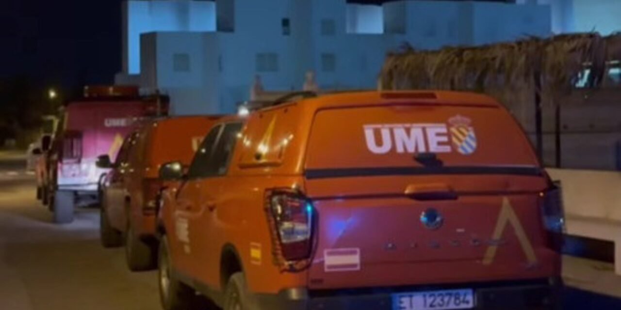 La UME se desplaza a Matalascañas por los daños causados por la borrasca