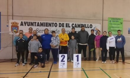 Manuel Garnica, Montse Romero y Amelia Garnica se imponen en el Torneo de Bádminton de El Campillo