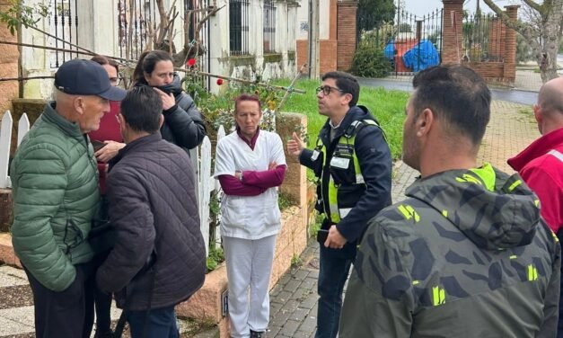 Desalojados unos 200 vecinos de Ayamonte por la subida del Guadiana