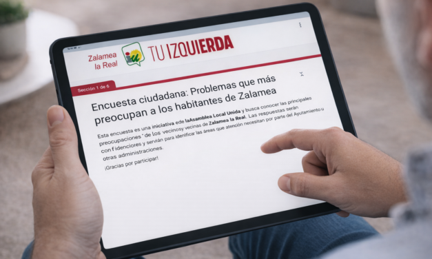IU Zalamea lanza una encuesta para conocer las principales propuestas vecinales