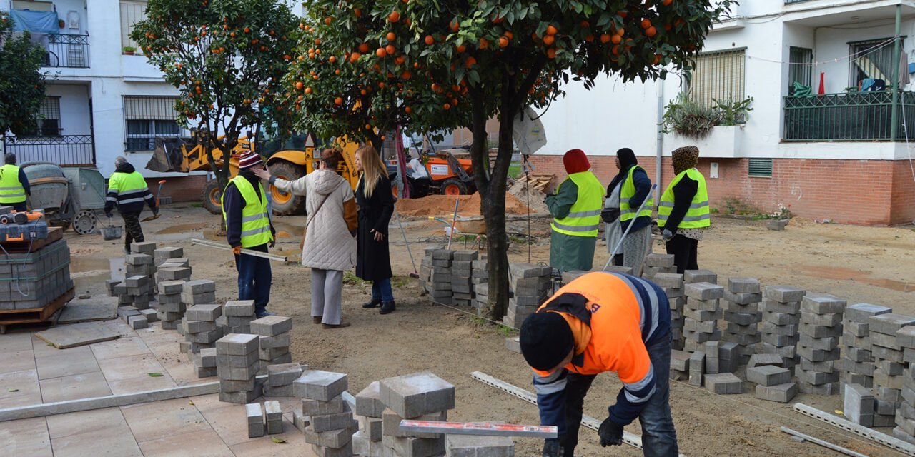 Las obras de la barriada Juan Carlos I de San Juan avanzan a buen ritmo