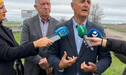 El PP denuncia el «deplorable estado» de la N-435 tras «ocho años sin inversiones»