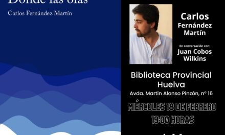 ‘Donde las olas’, el segundo poemario del onubense Carlos Fernández