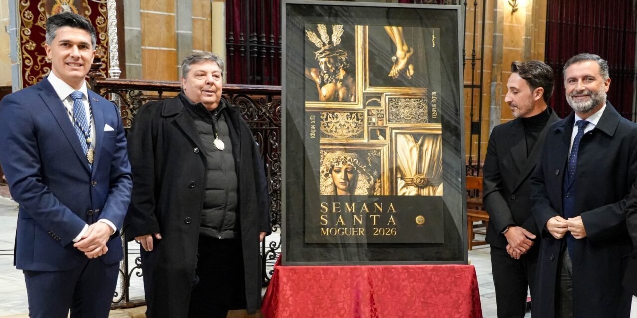 El cartel de Antonio Olaya anuncia ya la Semana Santa de Moguer