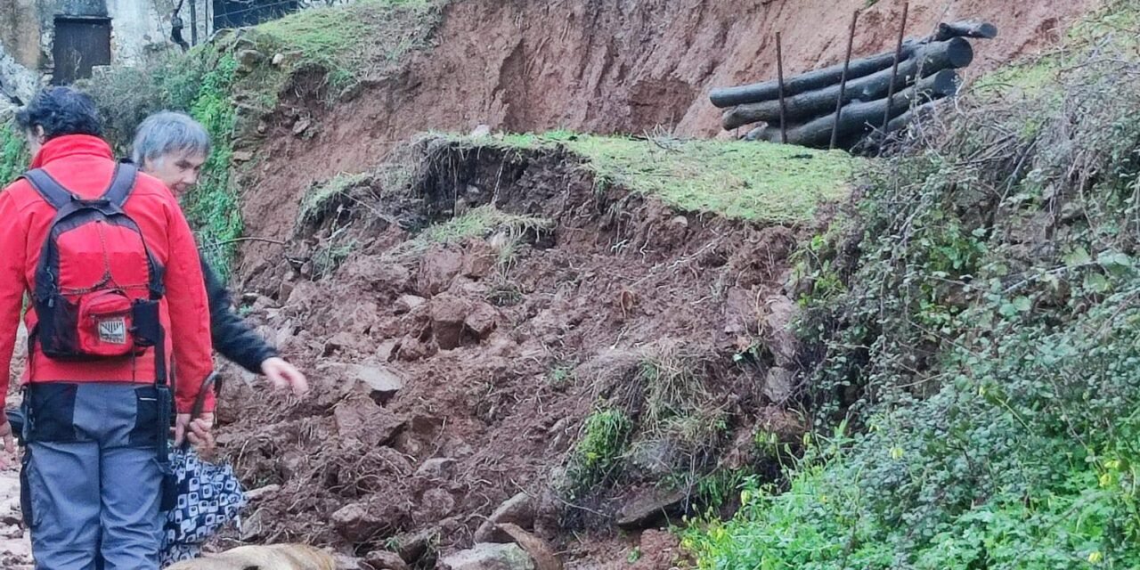 Un nuevo desprendimiento deja incomunicada a la aldea de El Calabacino