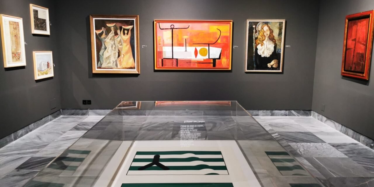 El Museo de Huelva expone las versiones de José Caballero de la bandera de Andalucía