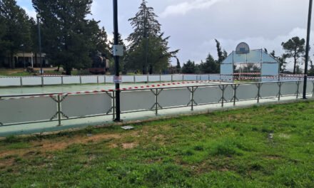El Campillo cierra su pista deportiva de Los Cipreses por los daños del temporal