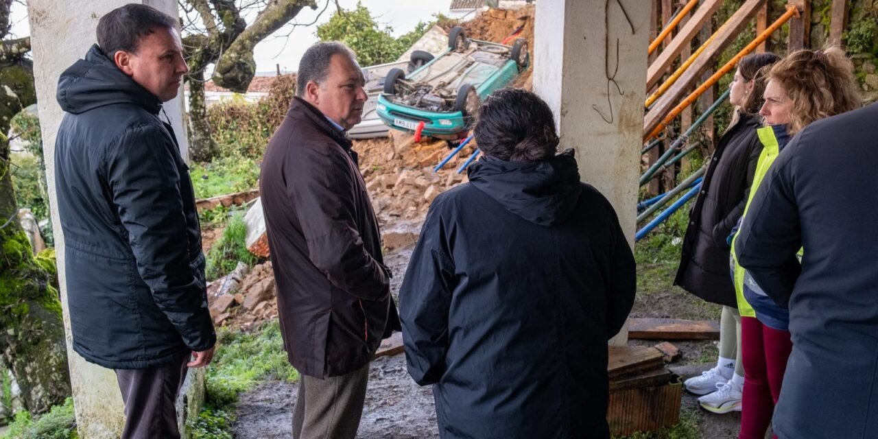 Toscano recorre la Sierra para conocer los efectos de la borrasca