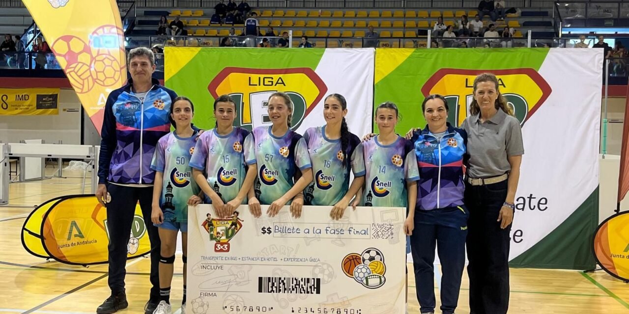 Las alevines del Club Nerva BM se meten en semifinales de la Liga LED