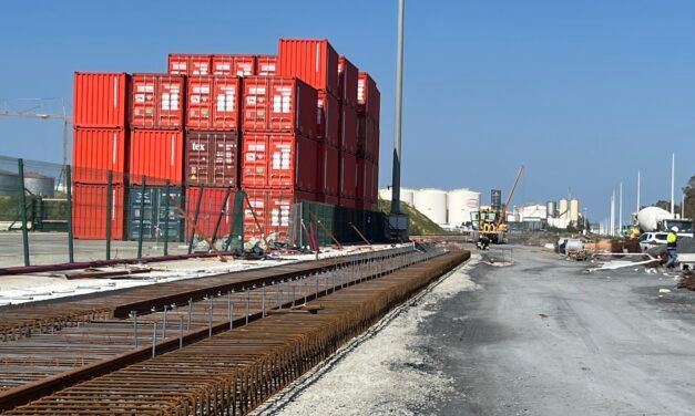 El Muelle Sur amplía su terminal ferroviaria