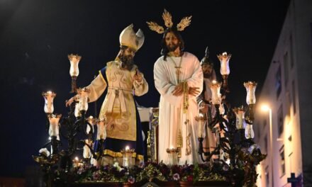 La procesión del Cristo de la Bendición en imágenes