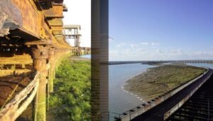 muelle de Tharsis antes y después