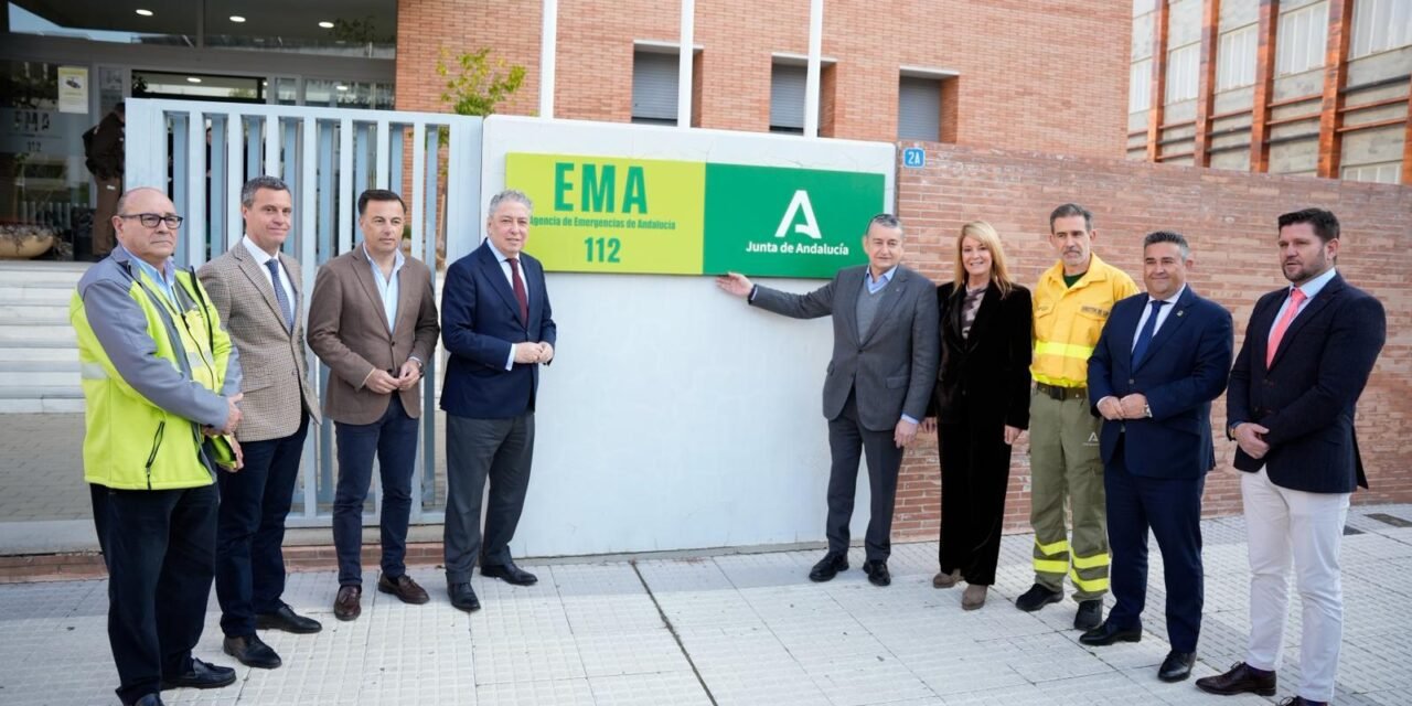 Antonio Sanz inaugura la nueva sede de la Agencia de Emergencias de Andalucía en Huelva