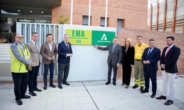Antonio Sanz inaugura la nueva sede de la Agencia de Emergencias de Andalucía en Huelva
