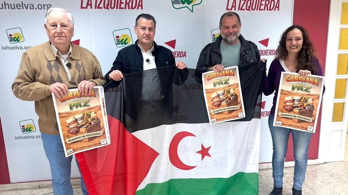 Las asambleas de IU de Nerva y Zalamea recogen alimentos para la población saharaui