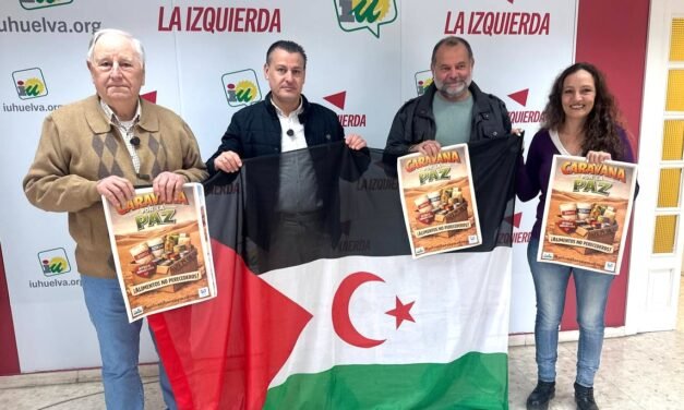 Las asambleas de IU de Nerva y Zalamea recogen alimentos para la población saharaui