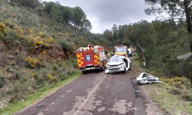 Trágico accidente en Almonaster la Real