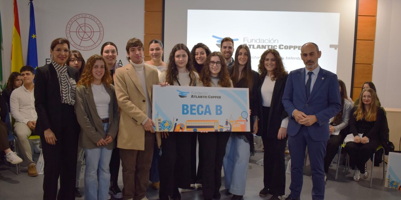 La Fundación Atlantic Copper concede 31 becas al alumnado de la UHU