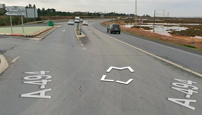 Evacuadas siete personas al hospital tras un accidente en Moguer