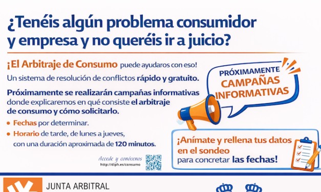 Diputación pone en marcha una campaña de difusión sobre la Junta Arbitral de la provincia