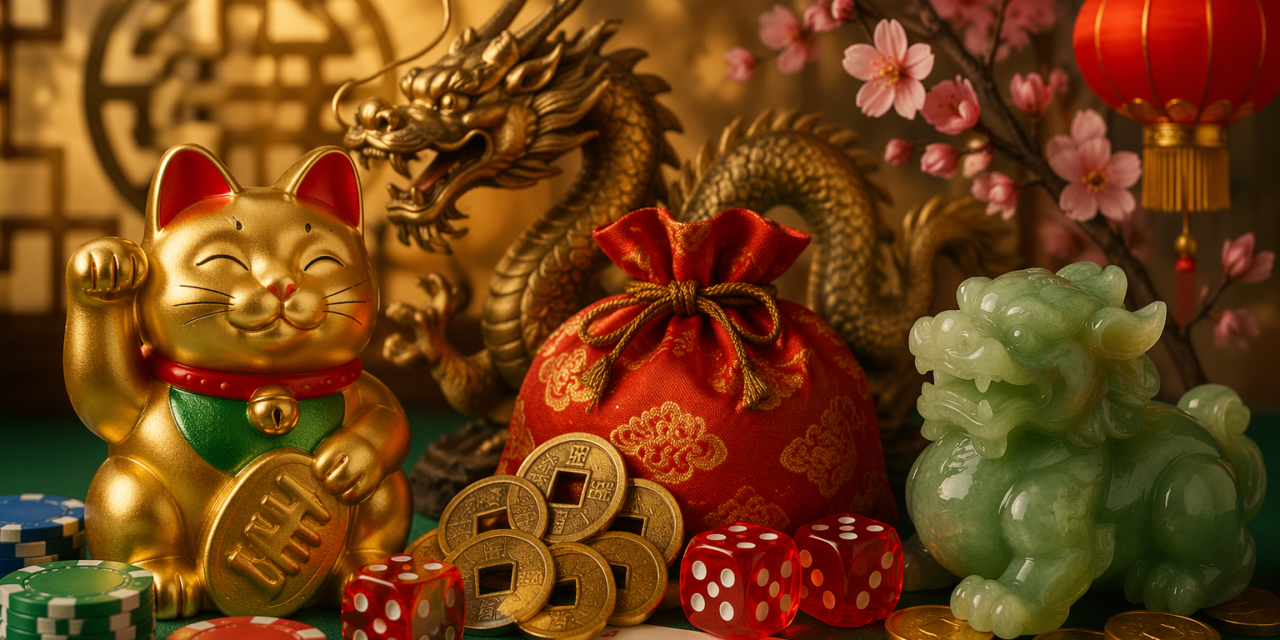 Símbolos orientales y el concepto de fortuna en los juegos