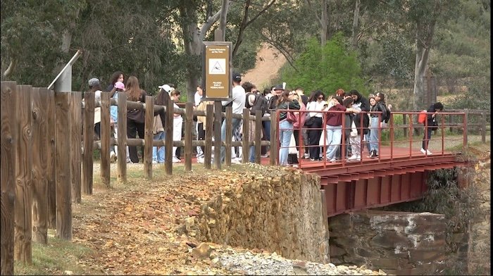 Estudiantes Erasmus de la UHU visitan la Cuenca Minera