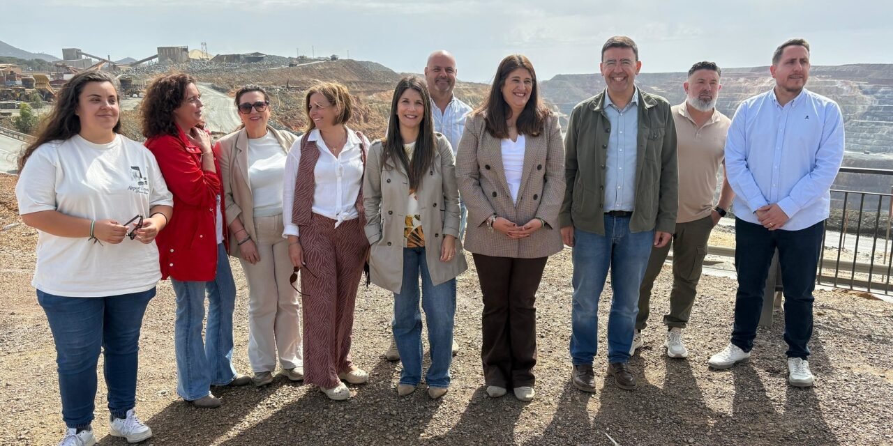 El PSOE promete futuro sostenible y de progreso para la minería en Huelva