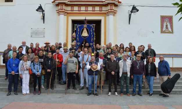 San Juan del Puerto, primera parada de la XXVII Peregrinación al Rocío de la Prisión de Huelva