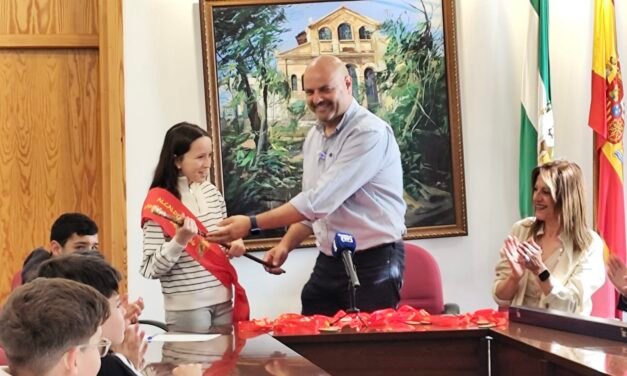 Adriana Durán Vázquez, primera alcaldesa infantil de Zalamea