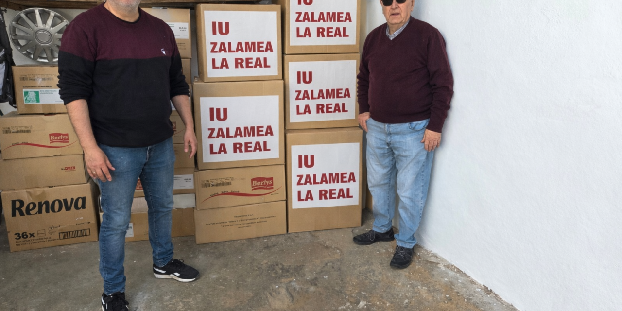 IU Zalamea entrega 600 kilos de ayuda humanitaria para los campamentos saharauis