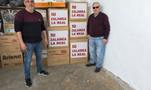 IU Zalamea entrega 600 kilos de ayuda humanitaria para los campamentos saharauis