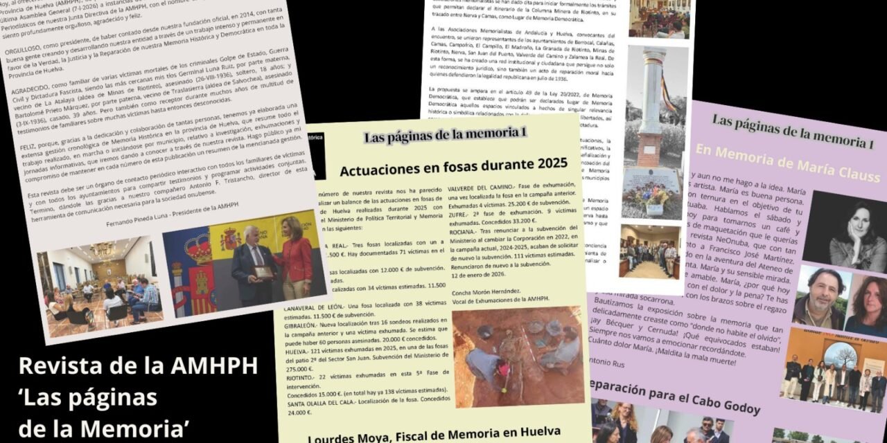 La memoria democrática ya tiene revista en Huelva
