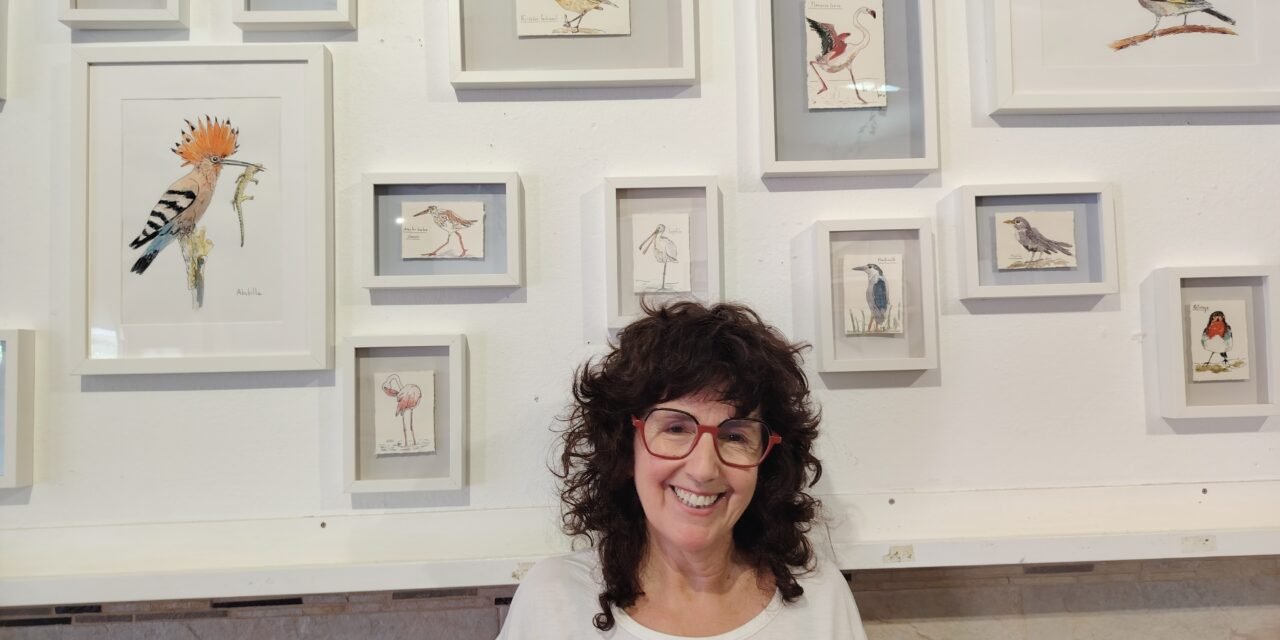 María Raya muestra 70 aves de Huelva y su provincia en ‘Aleteos’